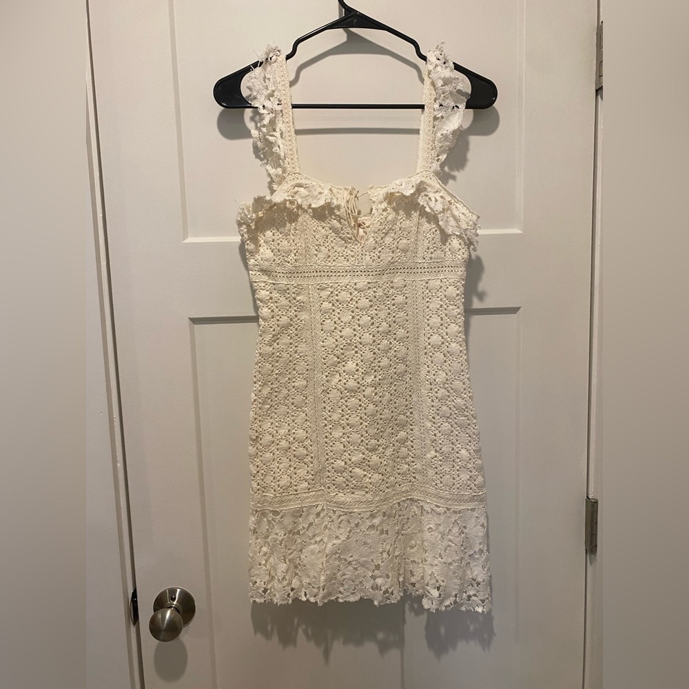 Free People Cream lace Sundress